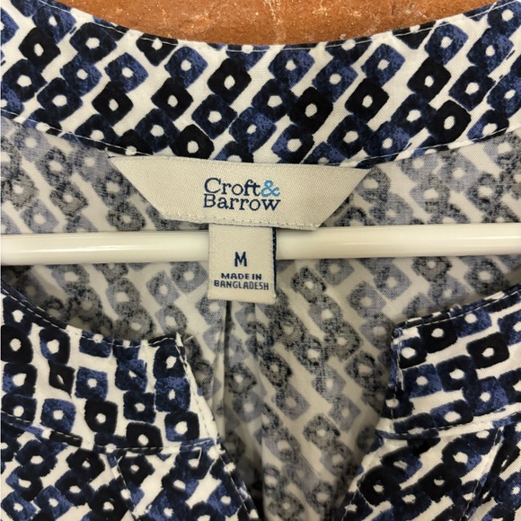 Croft &Barrow women’s medium sleeveless top - Picture 5 of 6